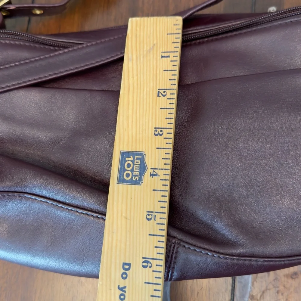 Vintage‎ Etienne Aigner Dark Brown Genuine Leather Shoulder Bag